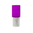 Marble candleholder - Purple